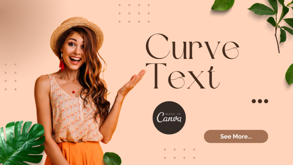 Curve Text in Canva